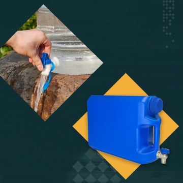 КОНТЕЙНЕР ДЛЯ ВОДЫ КАНИСТРА С КРАНОМ 10Л