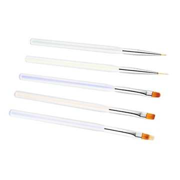 5Pcs Nail Art Drawing Brush Pen Manicure Tool Brush Tool Set for Salon Use