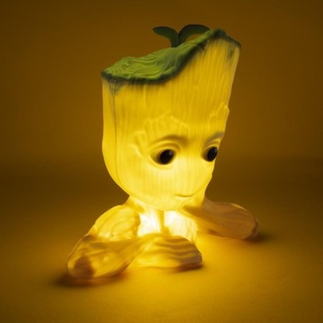 Lampka nocna Marvel Groot z dzwiękiem 22cm Light w Sound przenośna