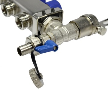 ROZDZIELACZ GOSHE INOX R-8 Z PRZEPŁYWOMIERZAMI