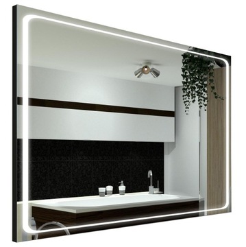 Lustro LED Prostokatne Barcelona PREMIUM 140x80 cm