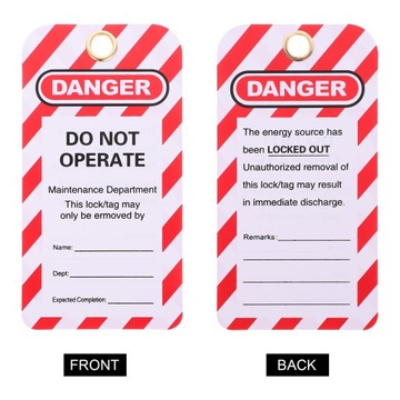 КОМПЛЕКТЫ ПРЕДУПРЕЖДЕНИЯ ЗАМКА TAGOUT LOCK ОБОРУДОВАНИЕ