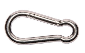 Karabińczyk do Lin Strażacki 4x40 ocynkowany 40mm DIN5299C