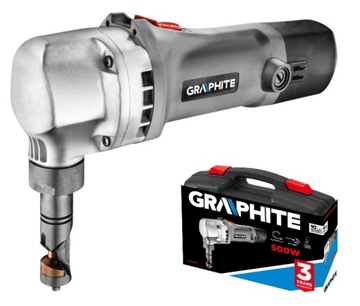 Ножницы по металлу прямые, трапециевидные, гофрированные, 500 Вт.