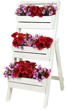 ЦВЕТОЧНАЯ ЧАША ЦВЕТОЧНЫЙ ГОРШОК 3x40см HERBAR ЛЕСТНИЦА ЦВЕТОЧНАЯ ПОДСТАВКА САД ТЕРРАСА БАЛКОН