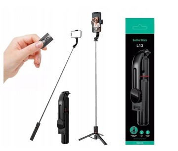 KIJEK DO SELFIE STICK TRIPOD UCHWYT NA TELEFON PILOT BLUETOOTH DŁUGI 360