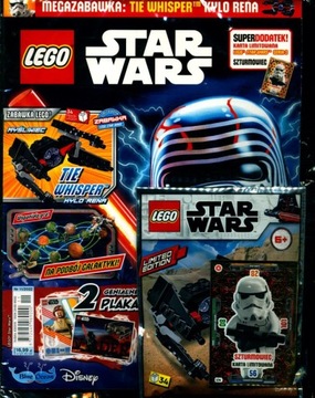 MAGAZYN DLA DZIECI LEGO STAR WARS 1/ 2024 TIE WHISPER KYLO RENA