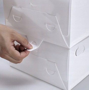 10 КОРОБОК-ОРГАНИЗАТОРОВ ДЛЯ ОБУВИ С КЛАПАНОМ