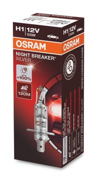 ŻARÓWKA OSRAM NIGHT BREAKER SILVER H1