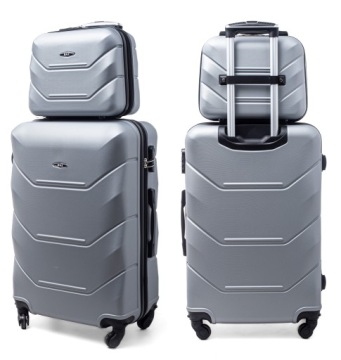 910 КОМПЛЕКТ 2 в 1 ДОРОЖНЫЙ ЧЕМОДАН + КОРОБКА ДЛЯ БАГАЖА