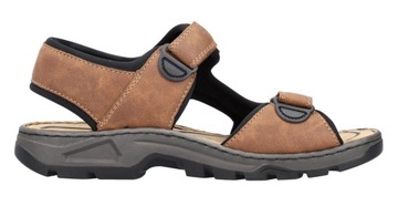 Rieker 26156-25 41 brązowe klasyczne sandały męskie