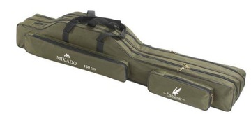 POKROWIEC NA WĘDKI 2 KOMOROWY 150cm ZIELONY MIKADO