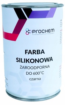 PROCHEM FARBA SILIKONOWA ŻAROODPORNA 600°C CZARNA