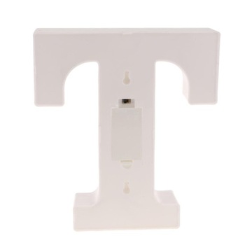 Kreatywne oświetlenie LED z literami alfabetu Marquee Light T