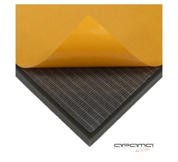 Набор акустических панелей САМОКЛЕЯЩИЕСЯ призмы 50х100 3см серые