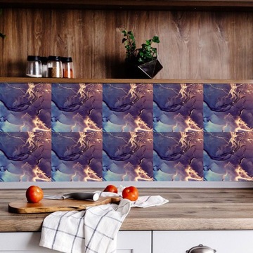 МРАМОР ФИОЛЕТОВЫЙ Самоклеящаяся ПЛИТКА ПВХ 25x25 см