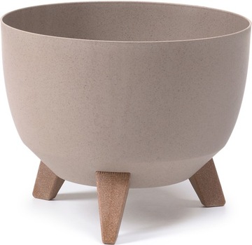 Doniczka misa ROMA ECO coffee 29 h23 - Latte