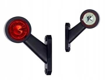 LAMPA OBRYSOWA LED OBRYSÓWKA ROGOWA BIAŁO CZERWONA