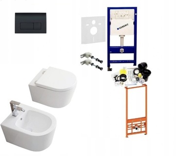STELAŻ GEBERIT+MISA+BIDET +STELAŻ BIDET+ CZARNY