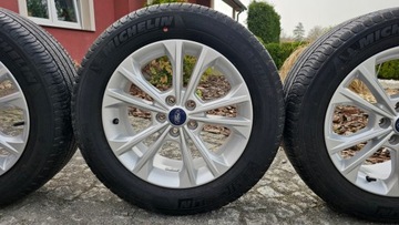 ALU RÁFKY 17 FORD KUGA MONDEO FOCUS 5X108 TPMS MICHELIN 235 55 R17 99V