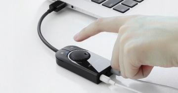 ЗВУКОВАЯ КАРТА UGREEN USB НАУШНИКИ МИКРОФОН 15 СМ