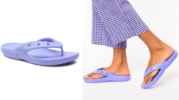 Crocs fioletowe japonki Classic Flip-Flop (Digital Violet) unisex 42-43