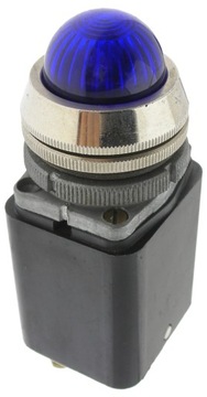 Promet lampka sygnalizacyjna 30 mm 6V niebieska