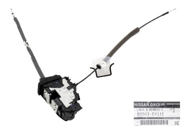 NISSAN QASHQAI 07- ZAMEK DRZWI LEWY PRZEDNI PRZÓD