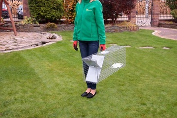 PUŁAPKA NA KUNY KOTY SZCZURY gryzonie ŻYWOŁAPKA KLATKA łapka jednostronna