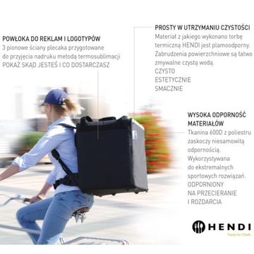 Hendi Термосумка для трубки для пиццы 72л