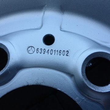 DISK OCELOVÝ 16 MERCEDES 5X112 6J ET54 VIANO II VITO ORIGINÁLNÍ