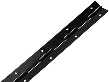 ZAWIAS TAŚMOWY LISTWOWY 100 CM x 3 CM CZARNY SPLATANY MEBLOWY MEBLI DŁUGI