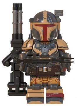 MANDALORIAN HEAVY ARMOR STAR WARS KLOCKI