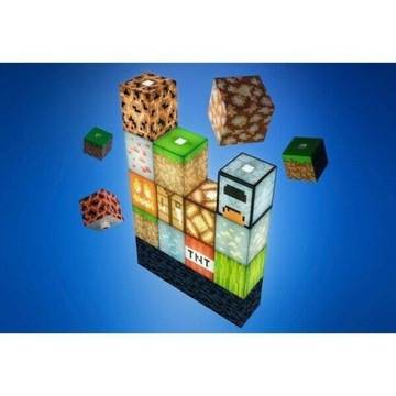 Лампа Minecraft Блоки травы Тротил Алмазная руда Золотая лицензия Паладон