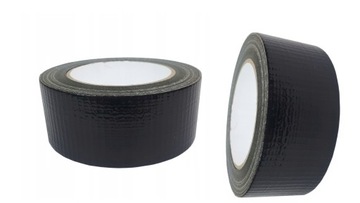 25mm/50y TAŚMA KLEJĄCA PAKOWA zbrojona DUCT TAPE czarna