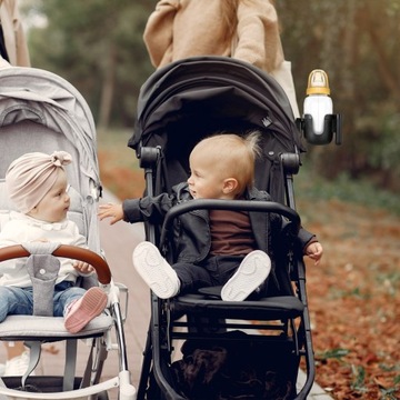 ДЕРЖАТЕЛЬ НА ТЕЛЕЖКЕ 2В1 ДЛЯ БУТЫЛКИ, КРУЖКИ, ТЕЛЕФОНА, БУТЫЛКИ ДЛЯ НАПИТКОВ, УНИВЕРСАЛЬНЫЙ