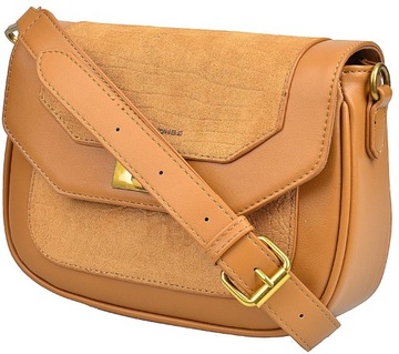 DAVID JONES Torebka Damska Listonoszka pasek LOGO crossbody