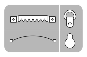 Крючок МЕТАЛЛИЧЕСКИЙ Command 3M для БОЛЬШИХ рам 3,6 кг