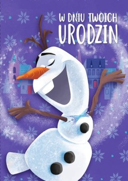 Kartka urodzinowa Olaf, Kraina Lodu