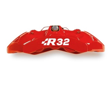 Naklejki na zaciski VW Golf R32 logo 8 cm 4 szt