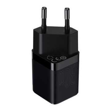 БЫСТРОЕ СЕТЕВОЕ ЗАРЯДНОЕ УСТРОЙСТВО BASEUS ДЛЯ ТЕЛЕФОНА USB-C 30 Вт PD QC 4.0
