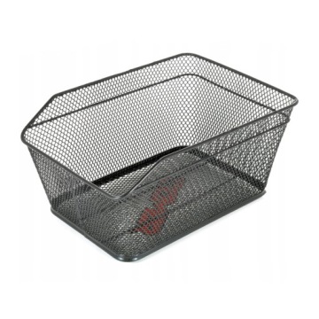 KOSZYK ROWEROWY CZARNY HT-113 tył przykręcany mały