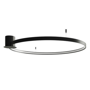 Plafon RIO 110 czarny LED 4000K nowoczesny do jadalni i kuchni Thoro led
