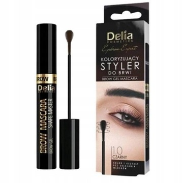 DELIA KOLORYZUJĄCY STYLER DO BRWI 1.0 CZARNY