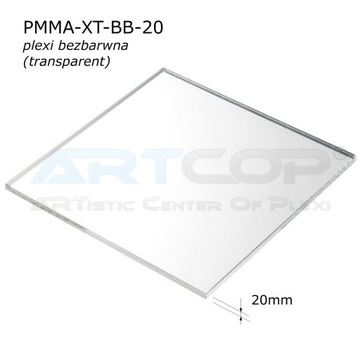 20мм - ПЛЕКСИ, ПЛЕКСИ, ПММА, плита под заказ - 48Н