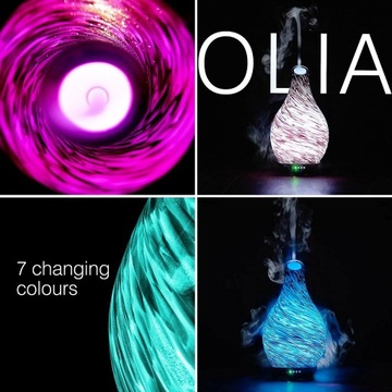 УВЛАЖНИТЕЛЬ ВОЗДУХА СТЕКЛЯННЫЙ ДИФФУЗОР Ароматерапия НОЧНИК День матери