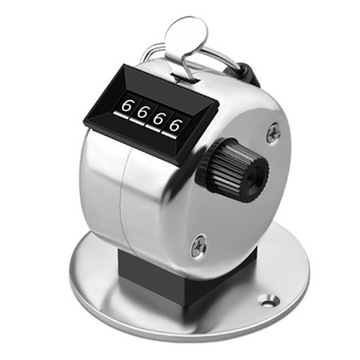 Hand Tally Counter Calculation Range 0000?9999 4 Digit Mechanical Manual Ha
