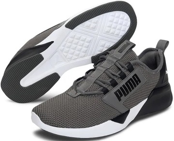 Buty męskie sportowe Puma Retaliate Tongue r.40,5 Szare biegowe lekkie