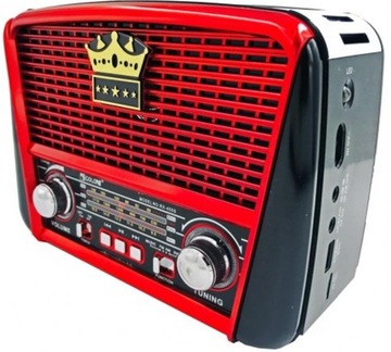 СОЛНЕЧНОЕ РАДИО КРАСНЫЙ ПОРТАТИВНЫЙ С СОЛНЕЧНОЙ СЕТКОЙ РАБОТА ОТ АККУМУЛЯТОРОВ СТИЛЬНЫЙ РЕТРО