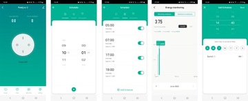 Розетка TUYA WIFI Ваттметр Таймер SMART PLUG Программатор времени WOOX